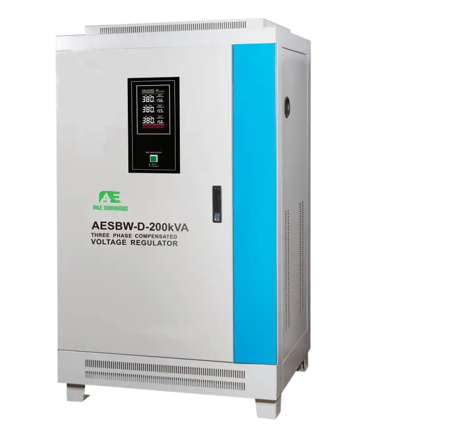 200KVA 3phase Servo Voltage Stabilizer 304V-470 (AESBW-DF) 200KVA 3phase Servo Voltage Stabilizer 304V-470 (AESBW-DF)