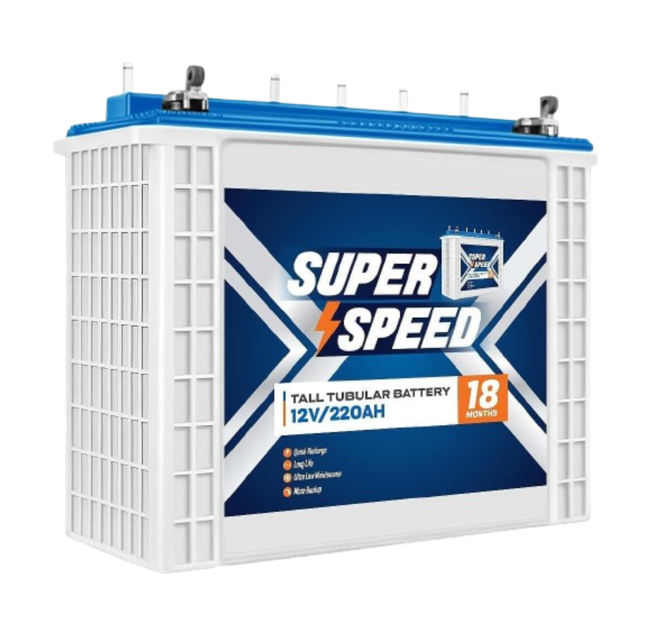 12V 220AH Super Speed Tubular Battery