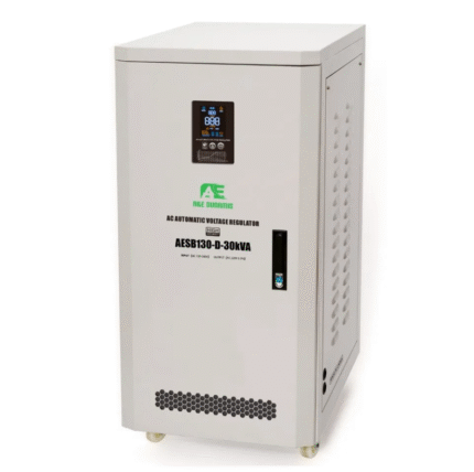 A&E Dunamis 30KVA Single-phase Servo Voltage Stabilizer (130V-250V)