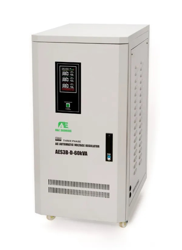 A&E Dunamis 60KVA 3-Phase Servo Voltage Stabilizer